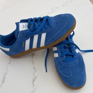 Adidas Blue Samba Sneakers sz 9 1/2